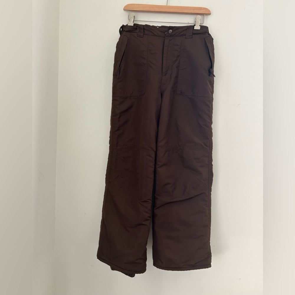 Cherokee Kids' Dark Brown Snow Pants Bib Pants Ski Snowboard XL